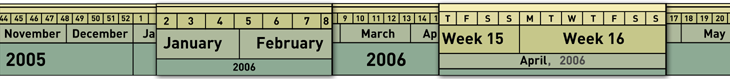 TimeZoom multiple focus regions